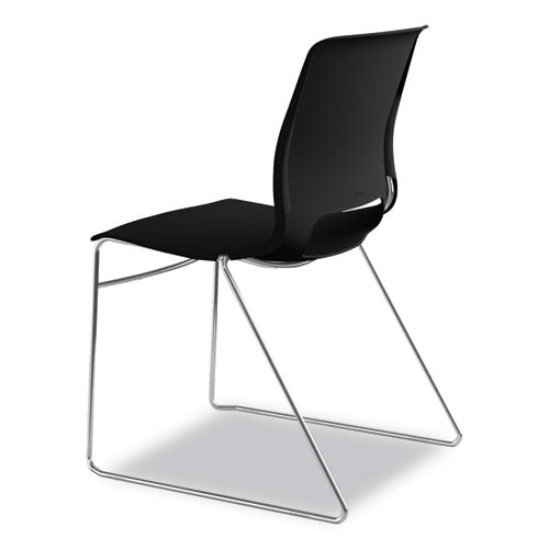 HON® wholesale. HON® Motivate High-density Stacking Chair, Onyx Seat-black Back, Chrome Base, 4-carton. HSD Wholesale: Janitorial Supplies, Breakroom Supplies, Office Supplies.