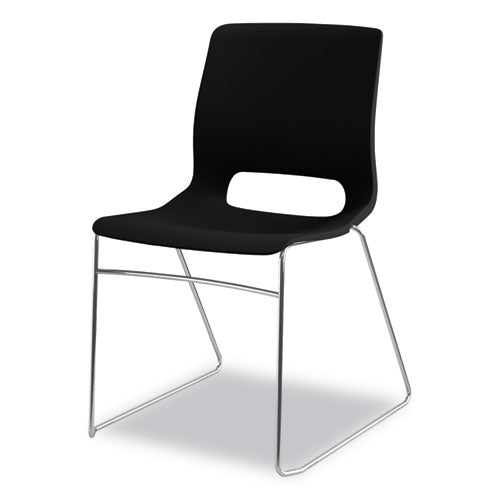 HON® wholesale. HON® Motivate High-density Stacking Chair, Onyx Seat-black Back, Chrome Base, 4-carton. HSD Wholesale: Janitorial Supplies, Breakroom Supplies, Office Supplies.