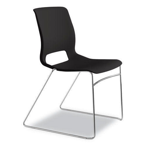 HON® wholesale. HON® Motivate High-density Stacking Chair, Onyx Seat-black Back, Chrome Base, 4-carton. HSD Wholesale: Janitorial Supplies, Breakroom Supplies, Office Supplies.