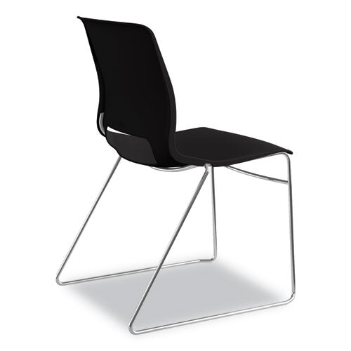 HON® wholesale. HON® Motivate High-density Stacking Chair, Onyx Seat-black Back, Chrome Base, 4-carton. HSD Wholesale: Janitorial Supplies, Breakroom Supplies, Office Supplies.