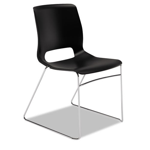 HON® wholesale. HON® Motivate High-density Stacking Chair, Onyx Seat-black Back, Chrome Base, 4-carton. HSD Wholesale: Janitorial Supplies, Breakroom Supplies, Office Supplies.