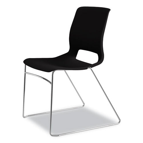 HON® wholesale. HON® Motivate High-density Stacking Chair, Onyx Seat-black Back, Chrome Base, 4-carton. HSD Wholesale: Janitorial Supplies, Breakroom Supplies, Office Supplies.