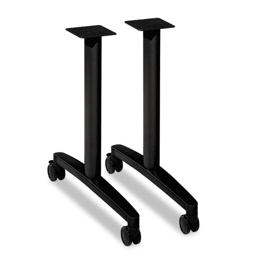 HON® wholesale. HON® Huddle T-leg Base For 24" And 30" Deep Table Tops, Black. HSD Wholesale: Janitorial Supplies, Breakroom Supplies, Office Supplies.