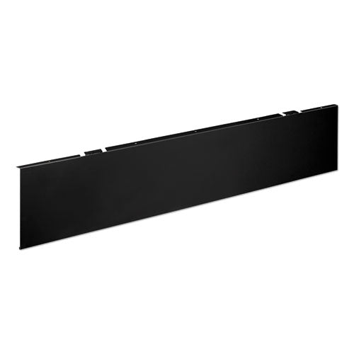 HON® wholesale. HON® Universal Modesty Panel, 38w X 0.13d X 9.63h, Black. HSD Wholesale: Janitorial Supplies, Breakroom Supplies, Office Supplies.