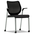HON® wholesale. HON® Nucleus Series Multipurpose Stacking Chair With Ilira-stretch M4 Back, Black Seat-black Back, Platinum Base. HSD Wholesale: Janitorial Supplies, Breakroom Supplies, Office Supplies.