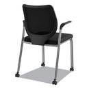 HON® wholesale. HON® Nucleus Series Multipurpose Stacking Chair With Ilira-stretch M4 Back, Black Seat-black Back, Platinum Base. HSD Wholesale: Janitorial Supplies, Breakroom Supplies, Office Supplies.