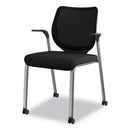 HON® wholesale. HON® Nucleus Series Multipurpose Stacking Chair With Ilira-stretch M4 Back, Black Seat-black Back, Platinum Base. HSD Wholesale: Janitorial Supplies, Breakroom Supplies, Office Supplies.