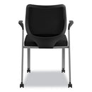 HON® wholesale. HON® Nucleus Series Multipurpose Stacking Chair With Ilira-stretch M4 Back, Black Seat-black Back, Platinum Base. HSD Wholesale: Janitorial Supplies, Breakroom Supplies, Office Supplies.