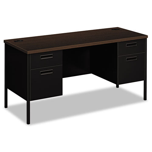 HON® wholesale. HON® Metro Series Kneespace Credenza, 60w X 24d X 29.5h, Mocha-black. HSD Wholesale: Janitorial Supplies, Breakroom Supplies, Office Supplies.