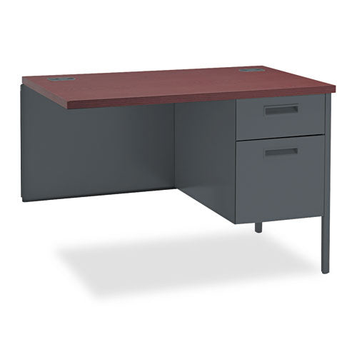 HON® wholesale. HON® Metro Classic Series Workstation Return, Right, 42w X 24d, Mahogany-charcoal. HSD Wholesale: Janitorial Supplies, Breakroom Supplies, Office Supplies.