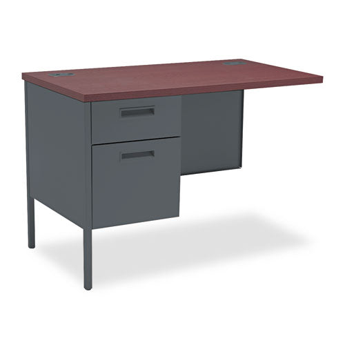 HON® wholesale. HON® Metro Classic Series Workstation Return, Left, 42w X 24d, Mahogany-charcoal. HSD Wholesale: Janitorial Supplies, Breakroom Supplies, Office Supplies.