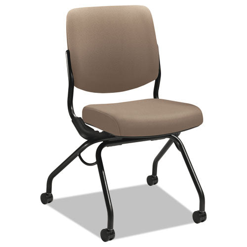 HON® wholesale. HON® Perpetual Series Folding Nesting Chair, Morel Seat-morel Back, Black Base. HSD Wholesale: Janitorial Supplies, Breakroom Supplies, Office Supplies.