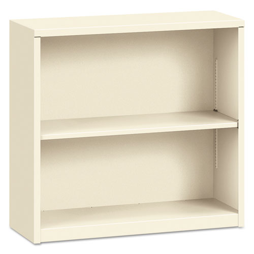 HON® wholesale. HON® Metal Bookcase, Two-shelf, 34-1-2w X 12-5-8d X 29h, Putty. HSD Wholesale: Janitorial Supplies, Breakroom Supplies, Office Supplies.