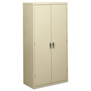 HON® wholesale. HON® Assembled Storage Cabinet, 36w X 18 1-8d X 71 3-4h, Putty. HSD Wholesale: Janitorial Supplies, Breakroom Supplies, Office Supplies.