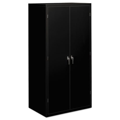 HON® wholesale. HON® Assembled Storage Cabinet, 36w X 24 1-4d X 71 3-4h, Black. HSD Wholesale: Janitorial Supplies, Breakroom Supplies, Office Supplies.