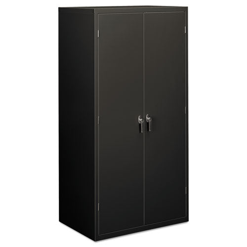 HON® wholesale. HON® Assembled Storage Cabinet, 36w X 24 1-4d X 71 3-4, Charcoal. HSD Wholesale: Janitorial Supplies, Breakroom Supplies, Office Supplies.