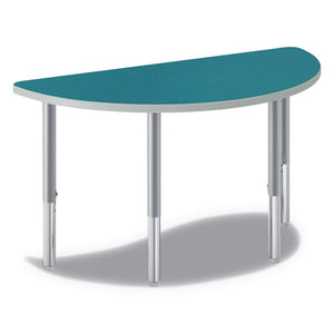 HON® wholesale. HON® Build Half Round Shape Table Top, 60w X 30d, Blue Agave. HSD Wholesale: Janitorial Supplies, Breakroom Supplies, Office Supplies.