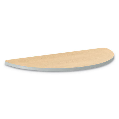 HON® wholesale. HON® Build Half Round Shape Table Top, 60w X 30d, Natural Maple. HSD Wholesale: Janitorial Supplies, Breakroom Supplies, Office Supplies.