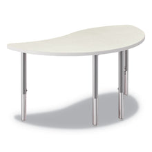 Load image into Gallery viewer, HON® wholesale. HON® Build Wisp Shape Table Top, 54w X 30d, Silver Mesh. HSD Wholesale: Janitorial Supplies, Breakroom Supplies, Office Supplies.