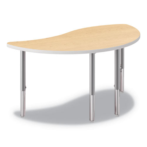 HON® wholesale. HON® Build Wisp Shape Table Top, 54w X 30d, Natural Maple. HSD Wholesale: Janitorial Supplies, Breakroom Supplies, Office Supplies.