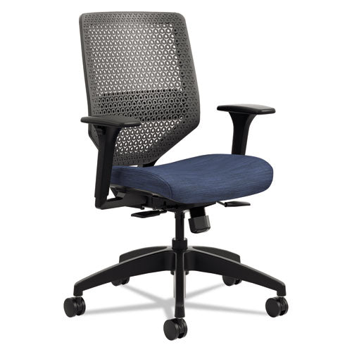 HON® wholesale. HON® Solve Series Reactiv Back Task Chair, Supports Up To 300 Lbs., Midnight Seat-charcoal Back, Black Base. HSD Wholesale: Janitorial Supplies, Breakroom Supplies, Office Supplies.