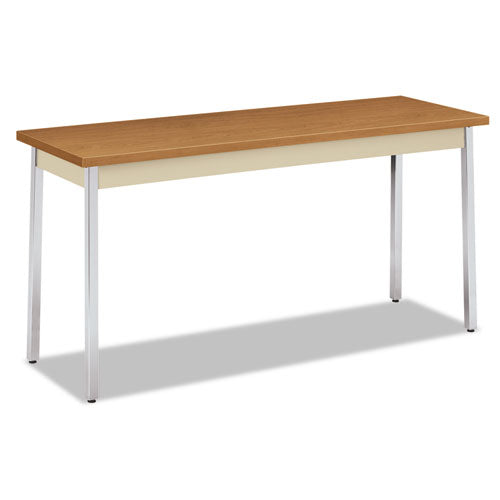 HON® wholesale. HON® Utility Table, Rectangular, 60w X 20d X 29h, Harvest-putty. HSD Wholesale: Janitorial Supplies, Breakroom Supplies, Office Supplies.