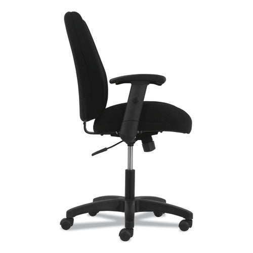 HON® wholesale. HON® Network Mid-back Task Chair, Supports Up To 250 Lbs., Black Seat-black Back, Black Base. HSD Wholesale: Janitorial Supplies, Breakroom Supplies, Office Supplies.