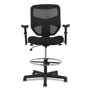 HON® wholesale. HON® Prominent High-back Task Stool, 28.1" Seat Height, Supports Up To 250 Lbs., Black Seat, Black Back, Black Base. HSD Wholesale: Janitorial Supplies, Breakroom Supplies, Office Supplies.