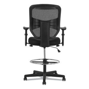 HON® wholesale. HON® Prominent High-back Task Stool, 28.1" Seat Height, Supports Up To 250 Lbs., Black Seat, Black Back, Black Base. HSD Wholesale: Janitorial Supplies, Breakroom Supplies, Office Supplies.