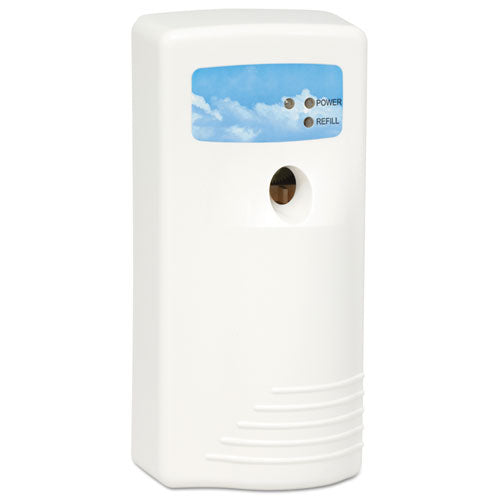 HOSPECO® wholesale. Stratus Ii Metered Aerosol Dispenser, , 5" X 3.75" X 8.5", White. HSD Wholesale: Janitorial Supplies, Breakroom Supplies, Office Supplies.