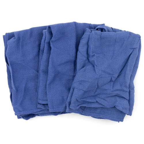 Reclaimed Surgical Huck Towel, Blue, 25 Towels-carton