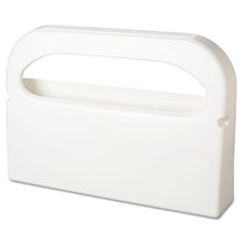 Load image into Gallery viewer, HOSPECO® wholesale. Health Gards Toilet Seat Cover Dispenser, Half-fold, 16 X 3.25 X 11.5, White, 2-box. HSD Wholesale: Janitorial Supplies, Breakroom Supplies, Office Supplies.