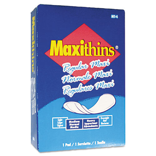 HOSPECO® wholesale. Maxithins Vended Sanitary Napkins, 100-carton. HSD Wholesale: Janitorial Supplies, Breakroom Supplies, Office Supplies.