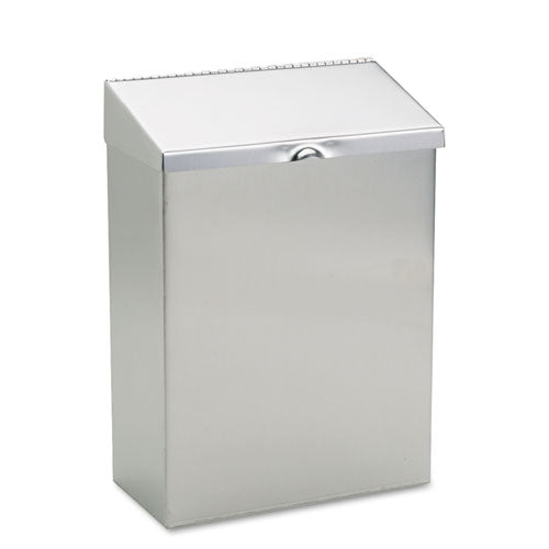 HOSPECO® wholesale. Wall Mount Sanitary Napkin Receptacle, Stainless Steel. HSD Wholesale: Janitorial Supplies, Breakroom Supplies, Office Supplies.