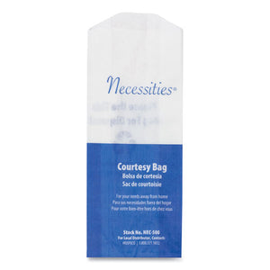 HOSPECO® wholesale. Feminine Hygiene Convenience Disposal Bag, 3" X 7.75", White, 500-carton. HSD Wholesale: Janitorial Supplies, Breakroom Supplies, Office Supplies.