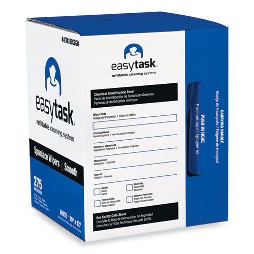 HOSPECO® wholesale. Easy Task A100 Wiper, Center-pull, 10 X 12, 275 Sheets-roll With Zipper Bag. HSD Wholesale: Janitorial Supplies, Breakroom Supplies, Office Supplies.