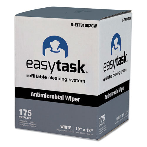 HOSPECO® wholesale. Easy Task F310 Wiper, Quarterfold, 10 X 13, Zipper Bag, 175-bag. HSD Wholesale: Janitorial Supplies, Breakroom Supplies, Office Supplies.