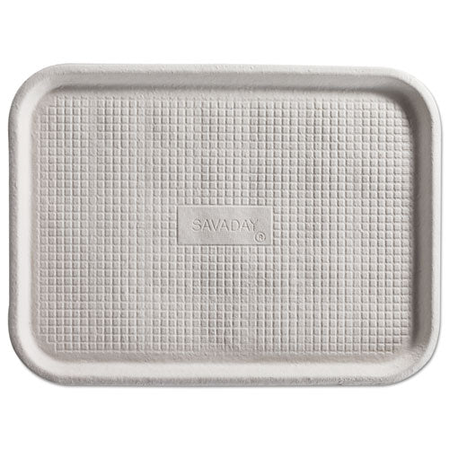 Chinet® wholesale. Savaday Molded Fiber Flat Food Tray, 1-compartment, 6 X 12, White, 200-carton. HSD Wholesale: Janitorial Supplies, Breakroom Supplies, Office Supplies.