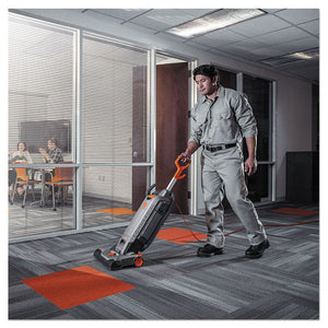 Hoover® Commercial wholesale. Hushtone Vacuum Cleaner With Intellibelt, 15", Orange-gray. HSD Wholesale: Janitorial Supplies, Breakroom Supplies, Office Supplies.