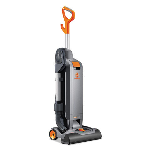 Hoover® Commercial wholesale. Hushtone Vacuum Cleaner With Intellibelt, 15", Orange-gray. HSD Wholesale: Janitorial Supplies, Breakroom Supplies, Office Supplies.