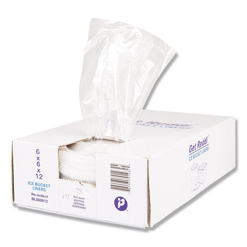 Inteplast Group wholesale. INTEPLAST Ice Bucket Liner Bags, 3 Qt, 0.5 Mil, 6" X 12", Clear, 1,000-carton. HSD Wholesale: Janitorial Supplies, Breakroom Supplies, Office Supplies.