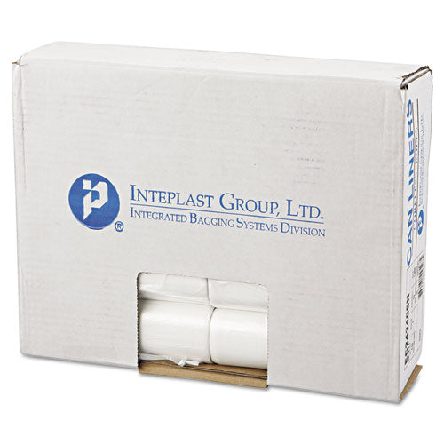 Inteplast Group wholesale. INTEPLAST High-density Commercial Can Liners, 10 Gal, 6 Microns, 24" X 24", Natural, 1,000-carton. HSD Wholesale: Janitorial Supplies, Breakroom Supplies, Office Supplies.