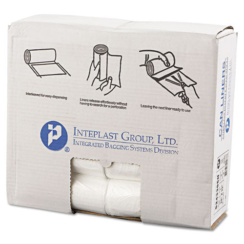 Inteplast Group wholesale. INTEPLAST High-density Commercial Can Liners, 16 Gal, 6 Microns, 24" X 33", Natural, 1,000-carton. HSD Wholesale: Janitorial Supplies, Breakroom Supplies, Office Supplies.