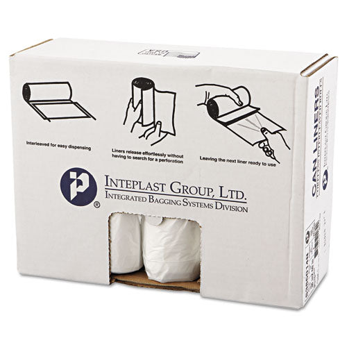 Inteplast Group wholesale. INTEPLAST High-density Interleaved Commercial Can Liners, 60 Gal, 14 Microns, 38" X 60", Clear, 200-carton. HSD Wholesale: Janitorial Supplies, Breakroom Supplies, Office Supplies.