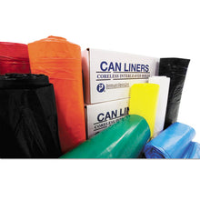 Load image into Gallery viewer, Inteplast Group wholesale. INTEPLAST High-density Interleaved Commercial Can Liners, 60 Gal, 0.63 Mil, 38&quot; X 60&quot;, Clear, 200-carton. HSD Wholesale: Janitorial Supplies, Breakroom Supplies, Office Supplies.