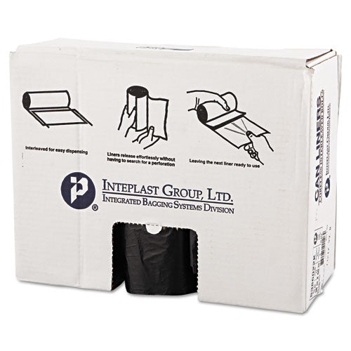 Inteplast Group wholesale. INTEPLAST High-density Commercial Can Liners, 60 Gal, 22 Microns, 38" X 60", Black, 150-carton. HSD Wholesale: Janitorial Supplies, Breakroom Supplies, Office Supplies.