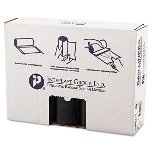 Inteplast Group wholesale. INTEPLAST High-density Interleaved Commercial Can Liners, 45 Gal, 16 Microns, 40" X 48", Black, 250-carton. HSD Wholesale: Janitorial Supplies, Breakroom Supplies, Office Supplies.