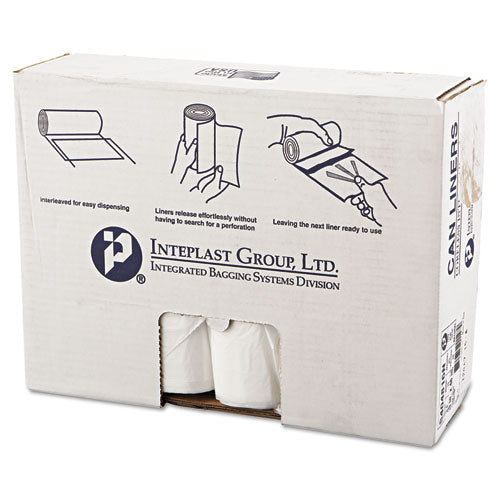 Inteplast Group wholesale. INTEPLAST High-density Interleaved Commercial Can Liners, 45 Gal, 16 Microns, 40" X 48", Clear, 250-carton. HSD Wholesale: Janitorial Supplies, Breakroom Supplies, Office Supplies.