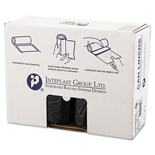 Inteplast Group wholesale. INTEPLAST High-density Interleaved Commercial Can Liners, 45 Gal, 22 Microns, 40" X 48", Black, 150-carton. HSD Wholesale: Janitorial Supplies, Breakroom Supplies, Office Supplies.