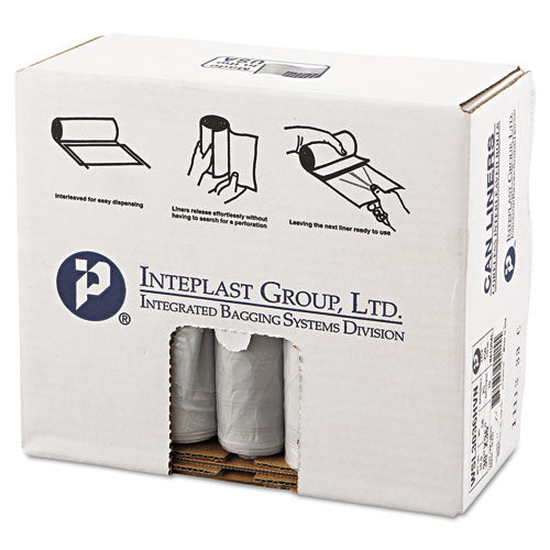Inteplast Group wholesale. INTEPLAST Low-density Commercial Can Liners, 30 Gal, 0.58 Mil, 30" X 36", Clear, 250-carton. HSD Wholesale: Janitorial Supplies, Breakroom Supplies, Office Supplies.
